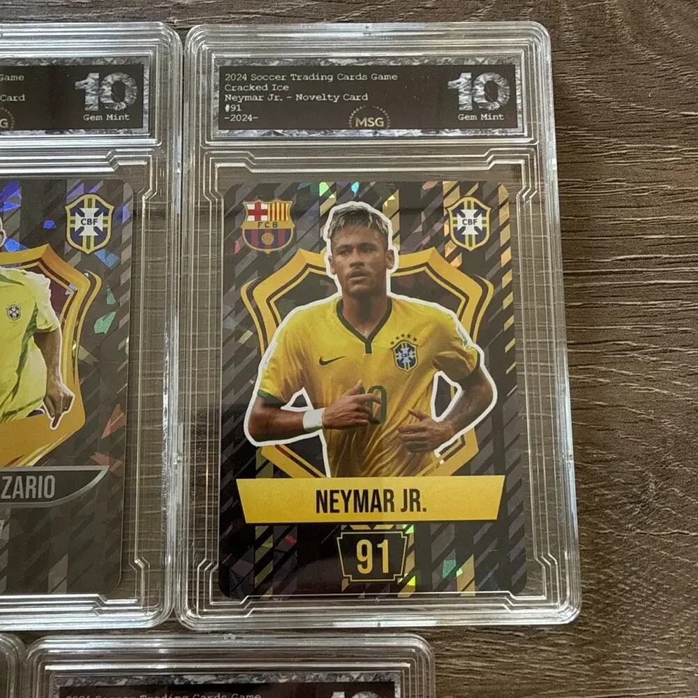 Graded 10 - Ronaldo Nazario, Ricardo Kaka, Oliver Kahn, Mbappe & Neymar Jr.